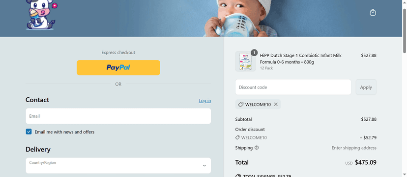15% Off on European Baby Formulas - OnlyFormula Discount
